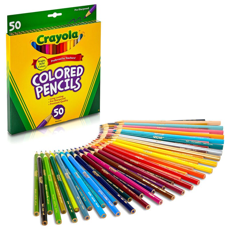 Crayola Colored Pencils, Set of 50