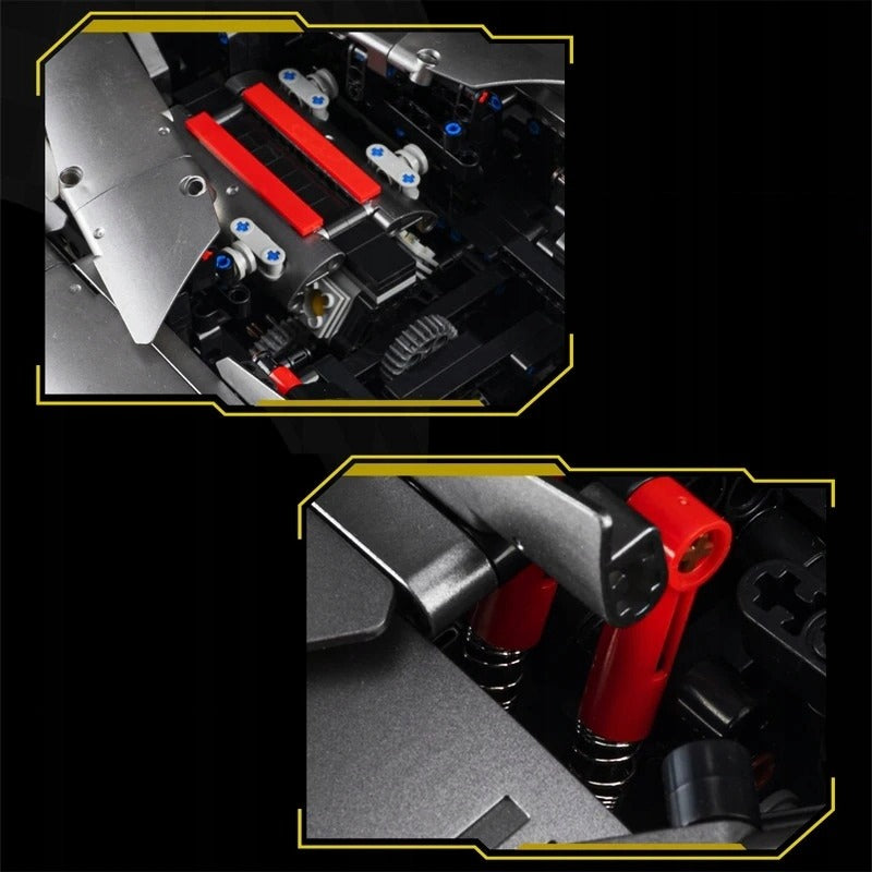 Technical Bricks Set of Remote Controlled Lamborghini Car 1:8 K-Box 10246B for self-assembly 3358 PCS