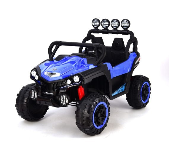 Deluxe 12V 4x4 Off-Road UTV Buggy Ride-On for Children - Blue