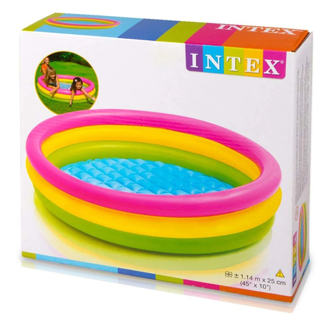 Intex 57422 3 Ring Sunset Glow Pool 147 x 33cm