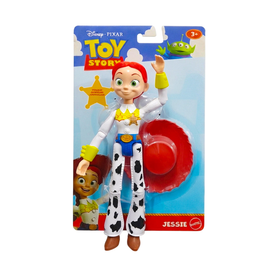 Mattel Disney and Pixar Toy Story Jessie Action Figures 7 Inch Playscale Key Characters, 8 Plus Posable Joints with Movie Accurate Design