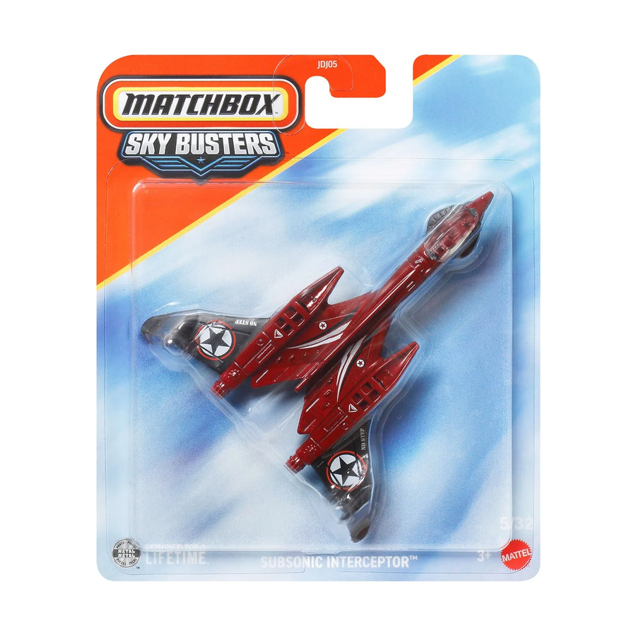 Matchbox Sky Busters Airplane - Subsonic Interceptor