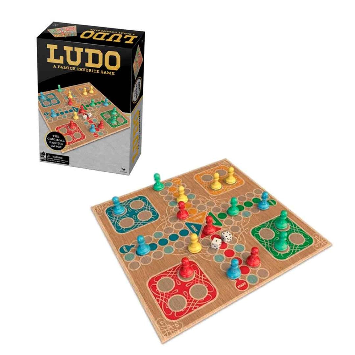 Spin Master Games Ludo Black Gold FOIL Game