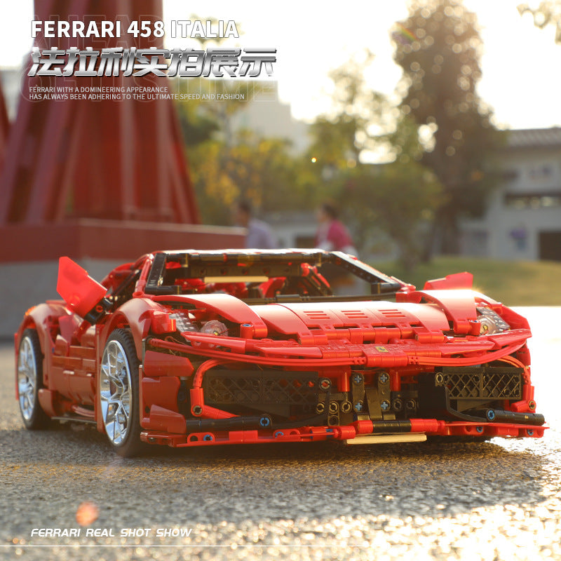KBOX 10304 Ferrari 458 Sport Building Blocks Set – 3380 PCS (1:8 Scale Model)