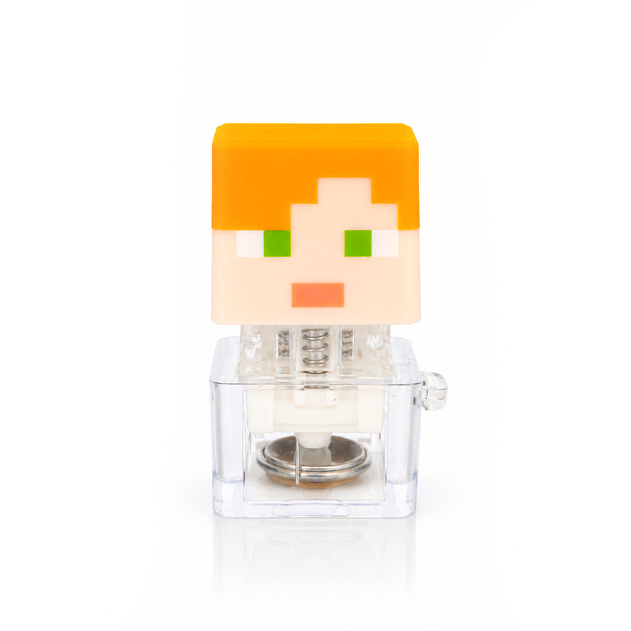 ميدالية مفاتيح ألعاب Squishy TNT قابلة للضغط مع إضاءة متعددة الألوان