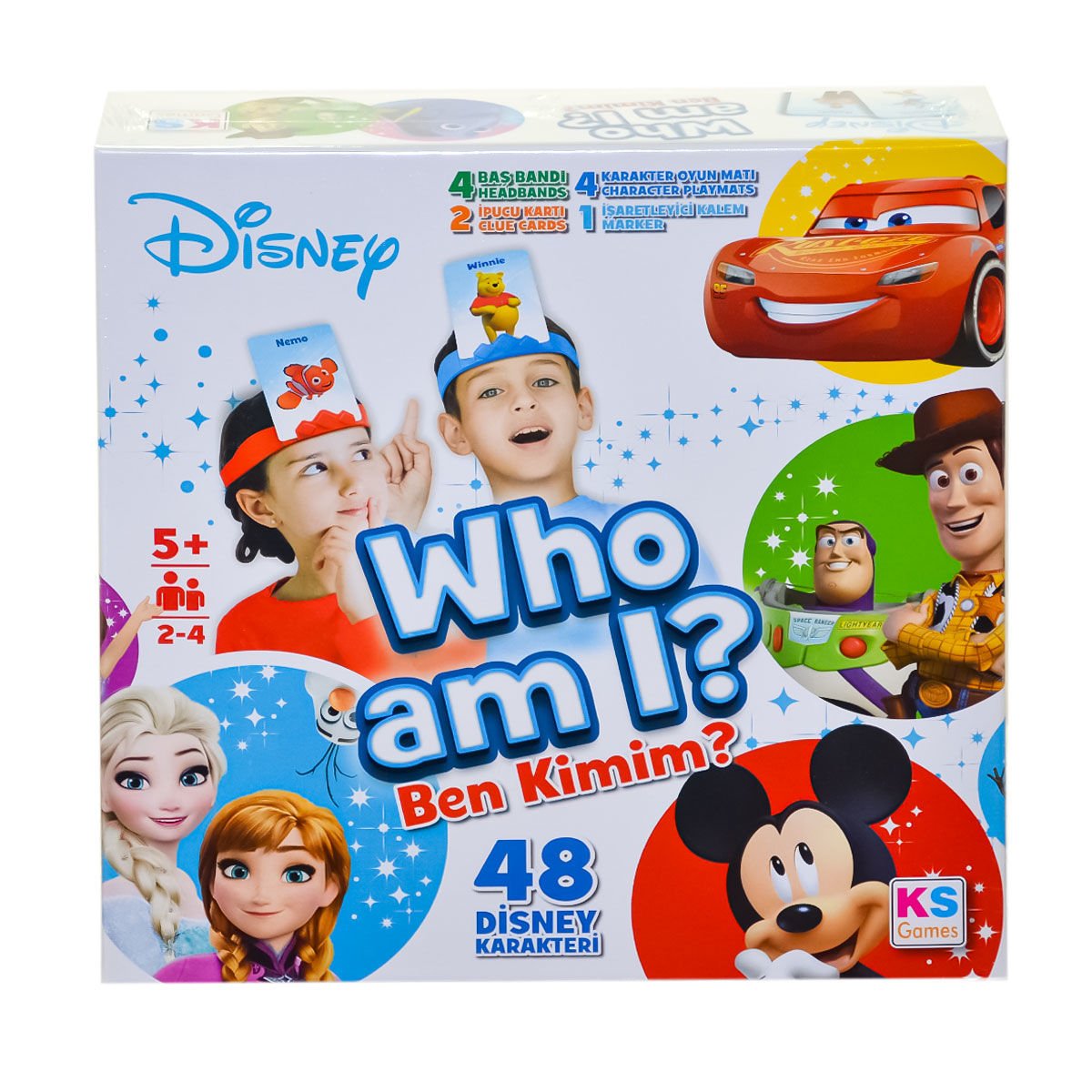 KS Games Who Am I? 48 Disney Characters