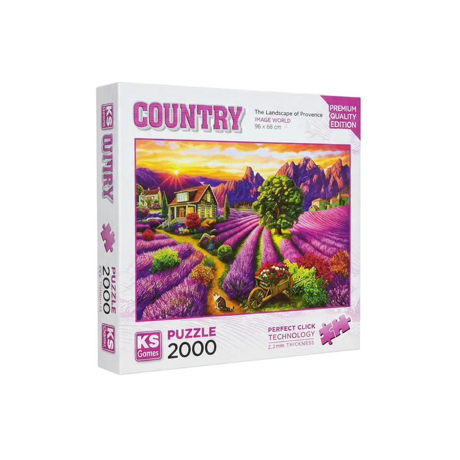 Ks Games The Landscape of Provence Puzzle - 2000 Pieces