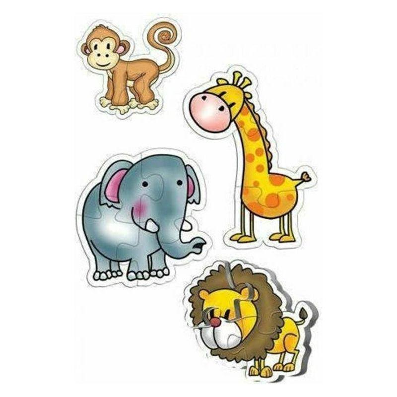 KS Puzzle - Baby Puzzle - Jungle Animals 15 Pieces