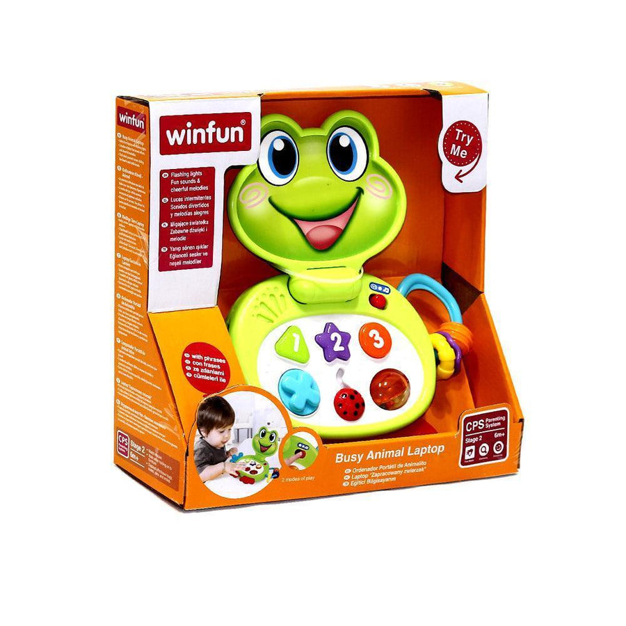 WinFun Laptop Busy Froggy