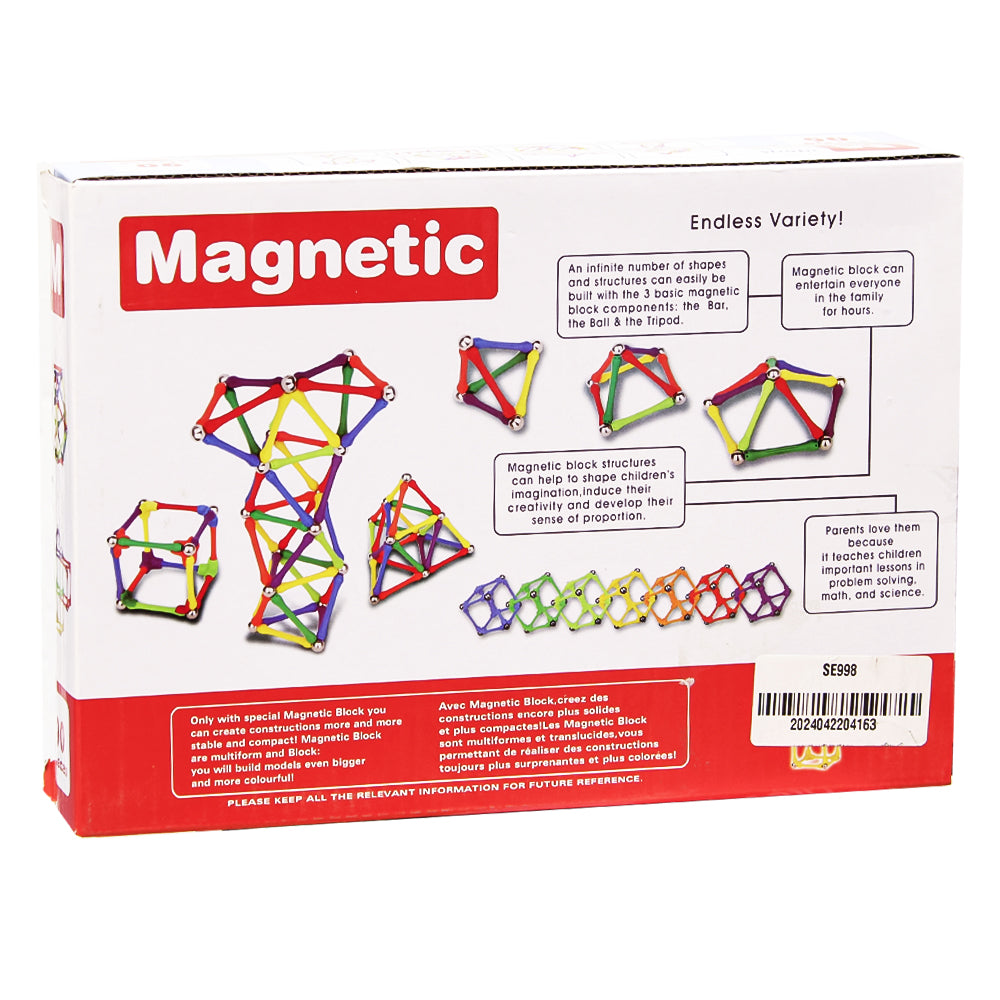 Magnetic Construction Blocks Creative Puzzle 90Pcs