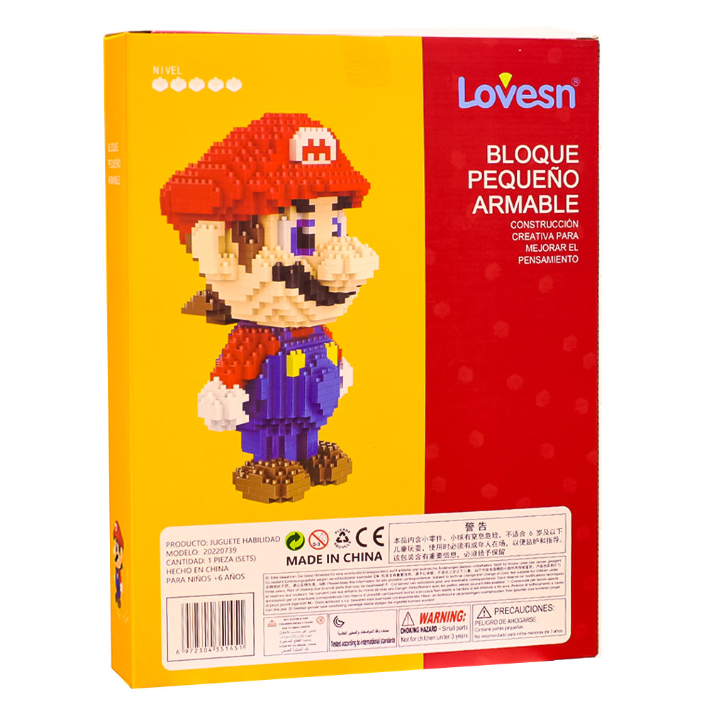 Building Blocks Red Super Mario For Kids - 1350 PCS