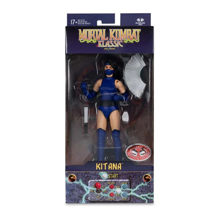 Mcfarlane Games: Mortal Kombat Klassic - Kitana Action Figure (7 Inch) (Red Platinum Edition)