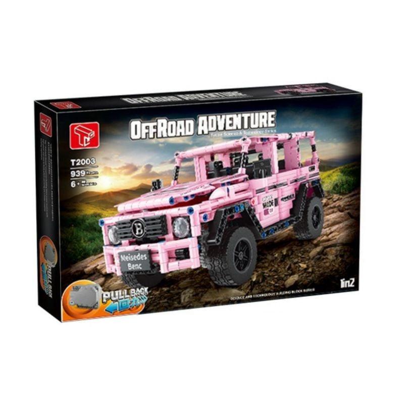 T2003 Mercedes-Benz Big G Pull Back Car Building Blocks T2003 939 Pieces