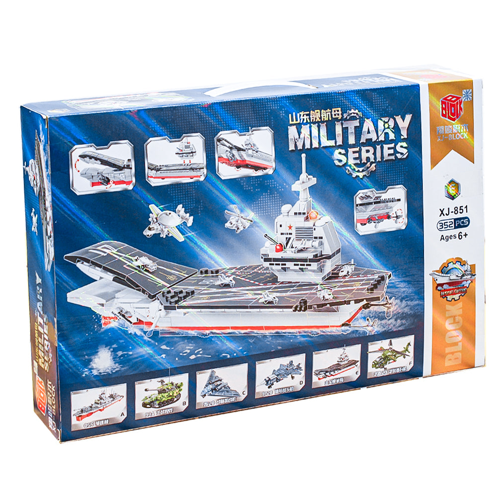 Building Blocks Set 352 PCS Military Series Aircraft Carrier For Kids 6+