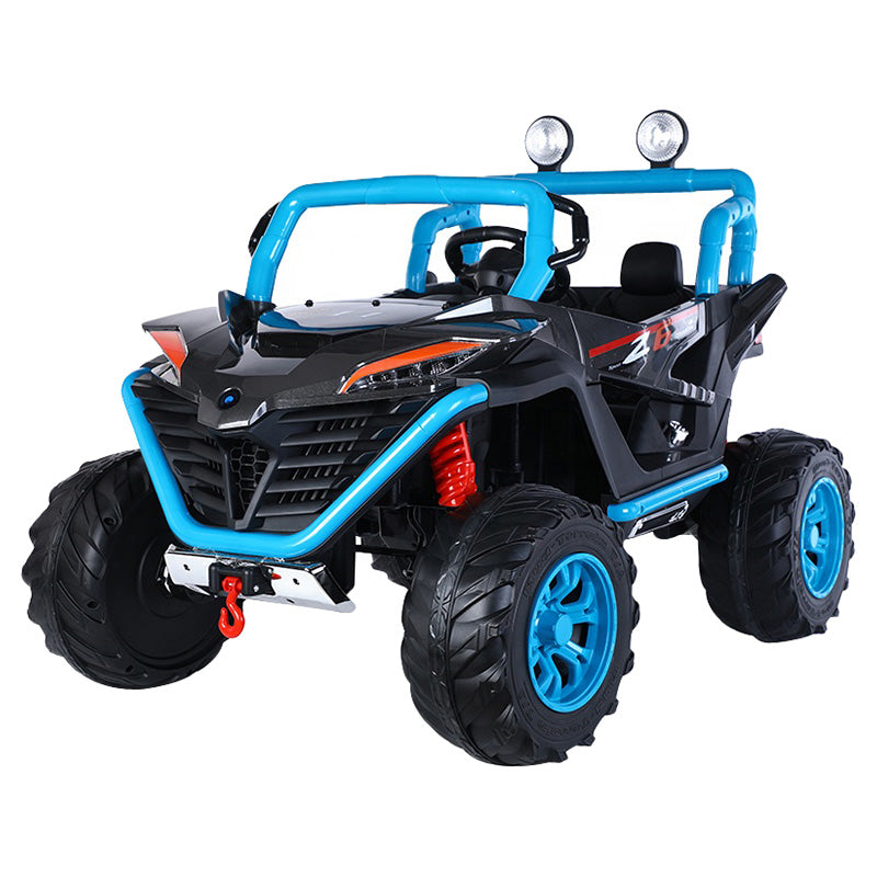 Ride On Truck Car Electric Battery Operated Ride on 4×4 off-road Jeep for kids - Blue
