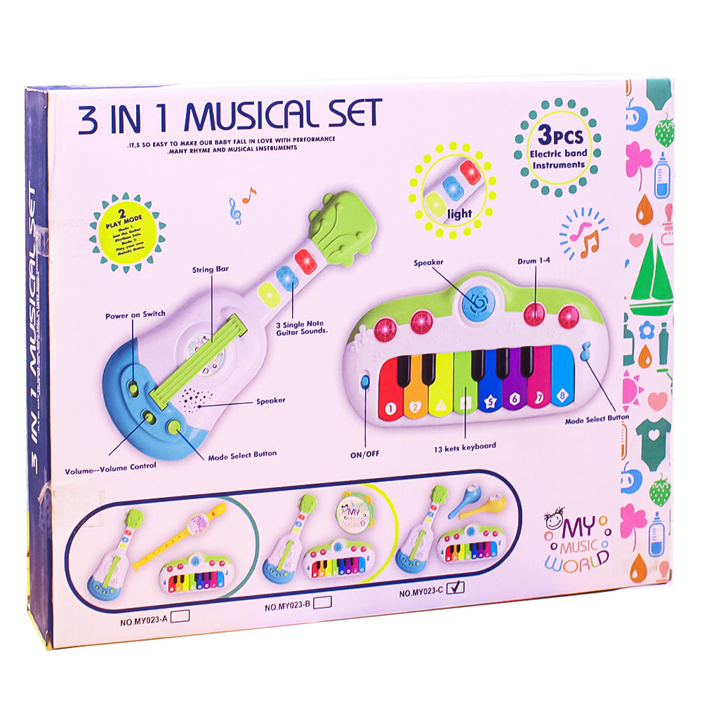 My Music World 3-in-1 Musical Set for Kids