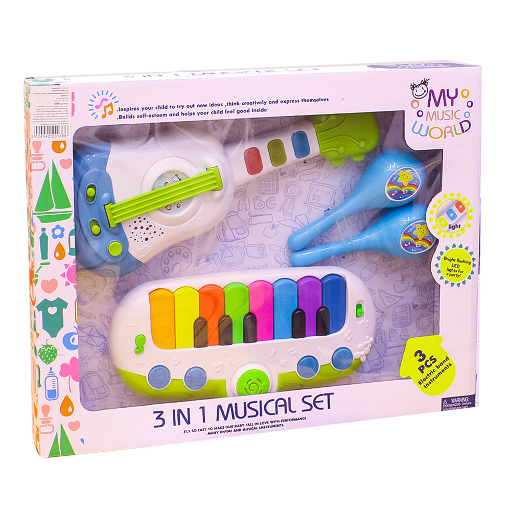 My Music World 3-in-1 Musical Set for Kids