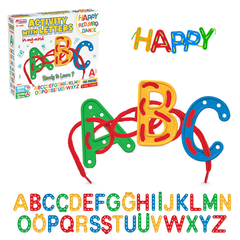 Dede Activity with letters – 140 Pieces