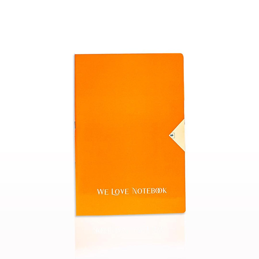 2BE Paper without lines Notebook A4 60 Sheets - Orange