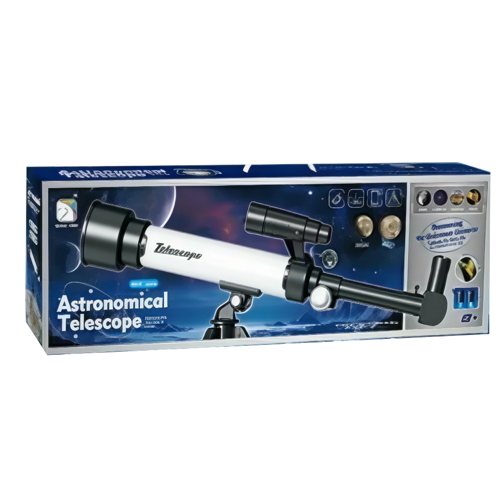 Kids Science Kit Astronomical Telescope for Exploring the Mysteries of Space, Moon, and Wildlife
