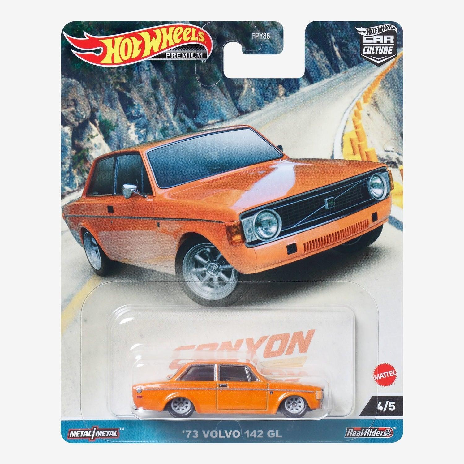 Hot Wheels Premium Car Culture Circuit Legends Vehicles ’73 Volvo 142 GL - BumbleToys - 2-4 Years, 2023, 5-7 Years, Boys, Collectible Vehicles, premium