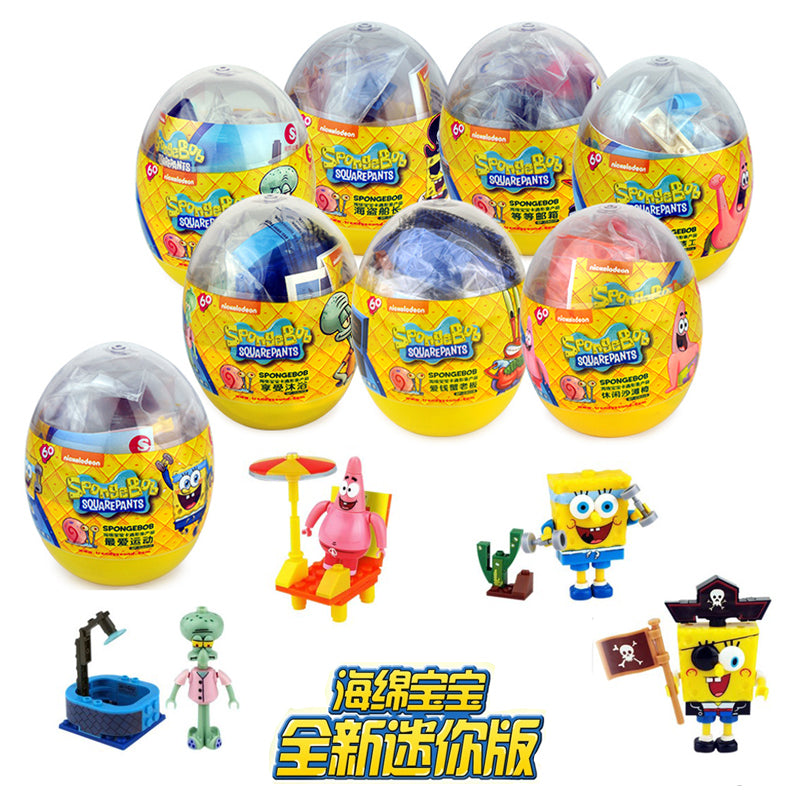 Nickoledeon SpongeBob SquarePants Surprise Ball Twister Building Blocks RandomStyles Pack of 1