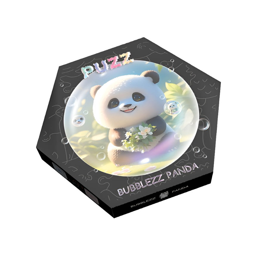 Puzz Wooden Puzzle Bubblezz For Children +3 - Panda