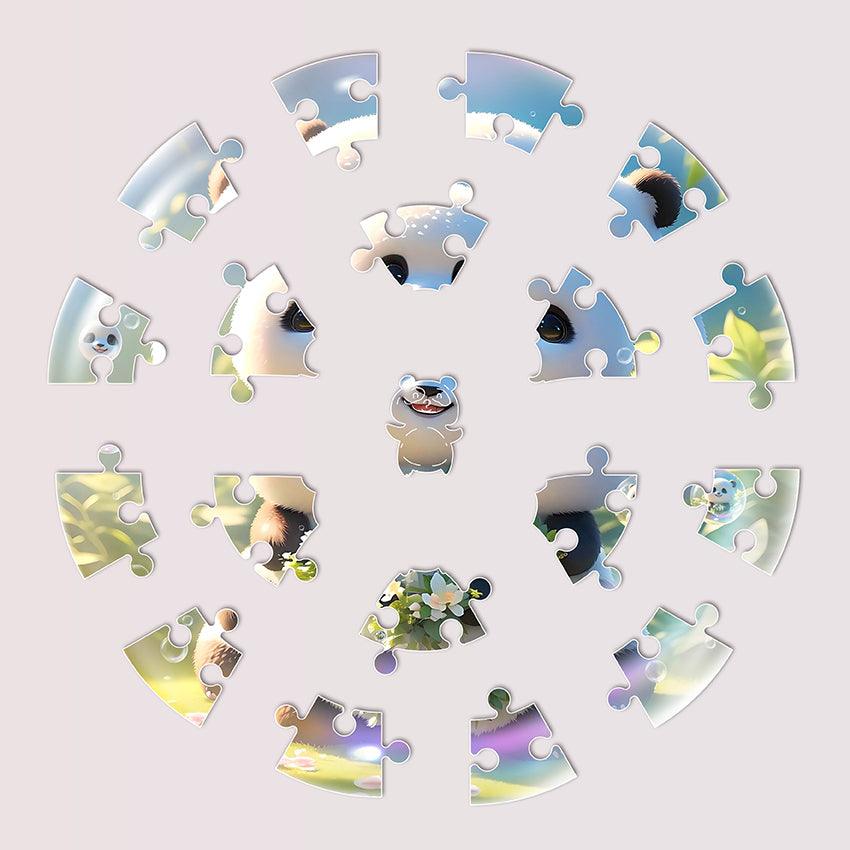 بازل خشبي بازل بابل باز للأطفال - باندا