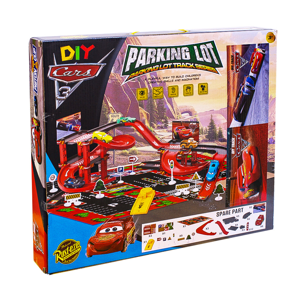 DIY Cars Parking Lot – Parking Lot Truck Series Playset
