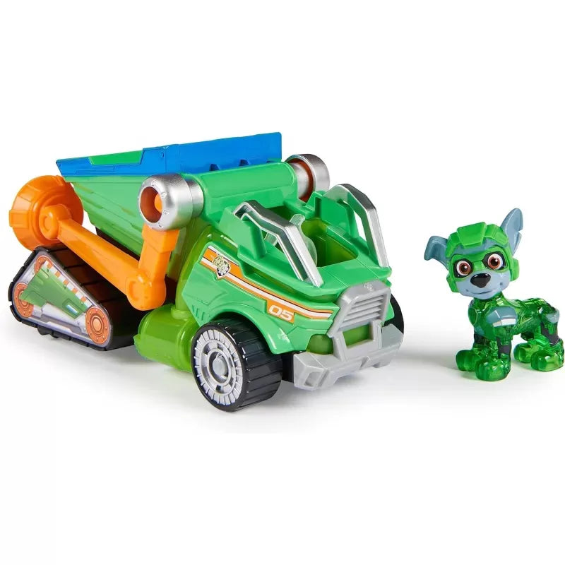 PAW Patrol The Mighty Movie Recycle Truck & Rocky Figure