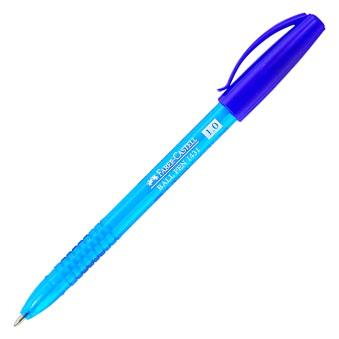 قلم جاف فابر كاستل 1431 - 1.0 ملم. - أزرق - 1 قلم