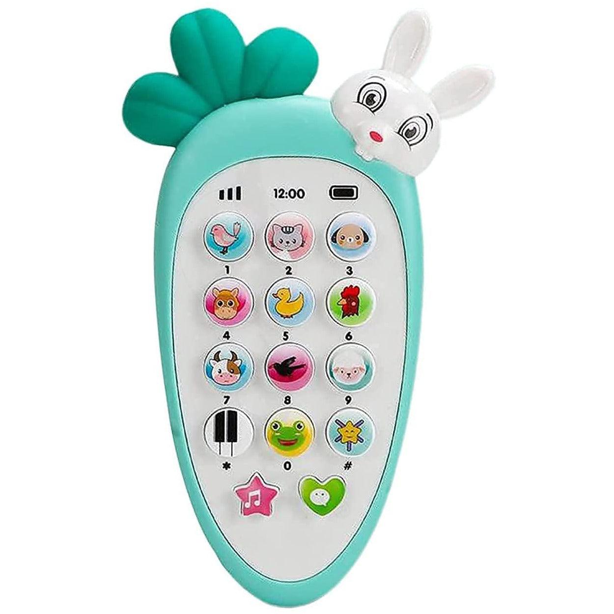 V-cap Phone Cordless Feature Mobile Phone Toys, Small Phone Toy Musical Toys Multi Color 