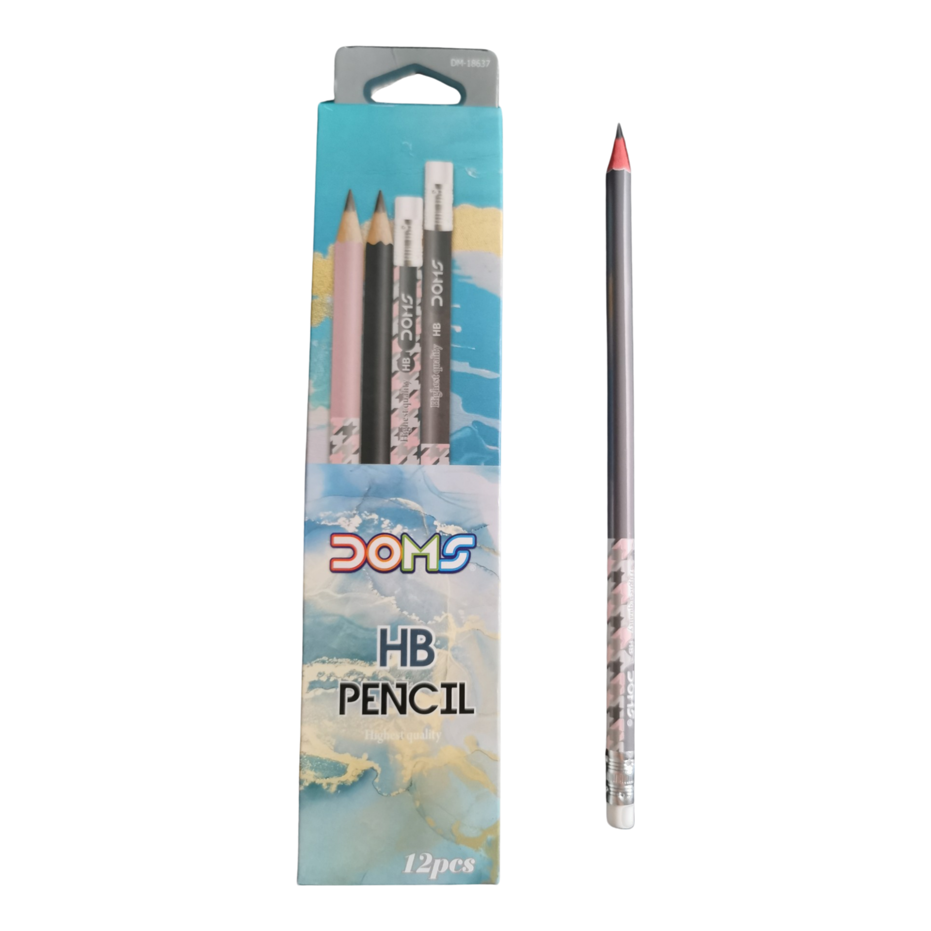 قلم رصاص عالي الجودة من دومس، HB (عبوة من 12 قلم)