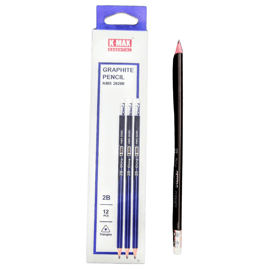 K-MAX Essential Graphite pencil (2B) KMS 20200 , 1-Pen