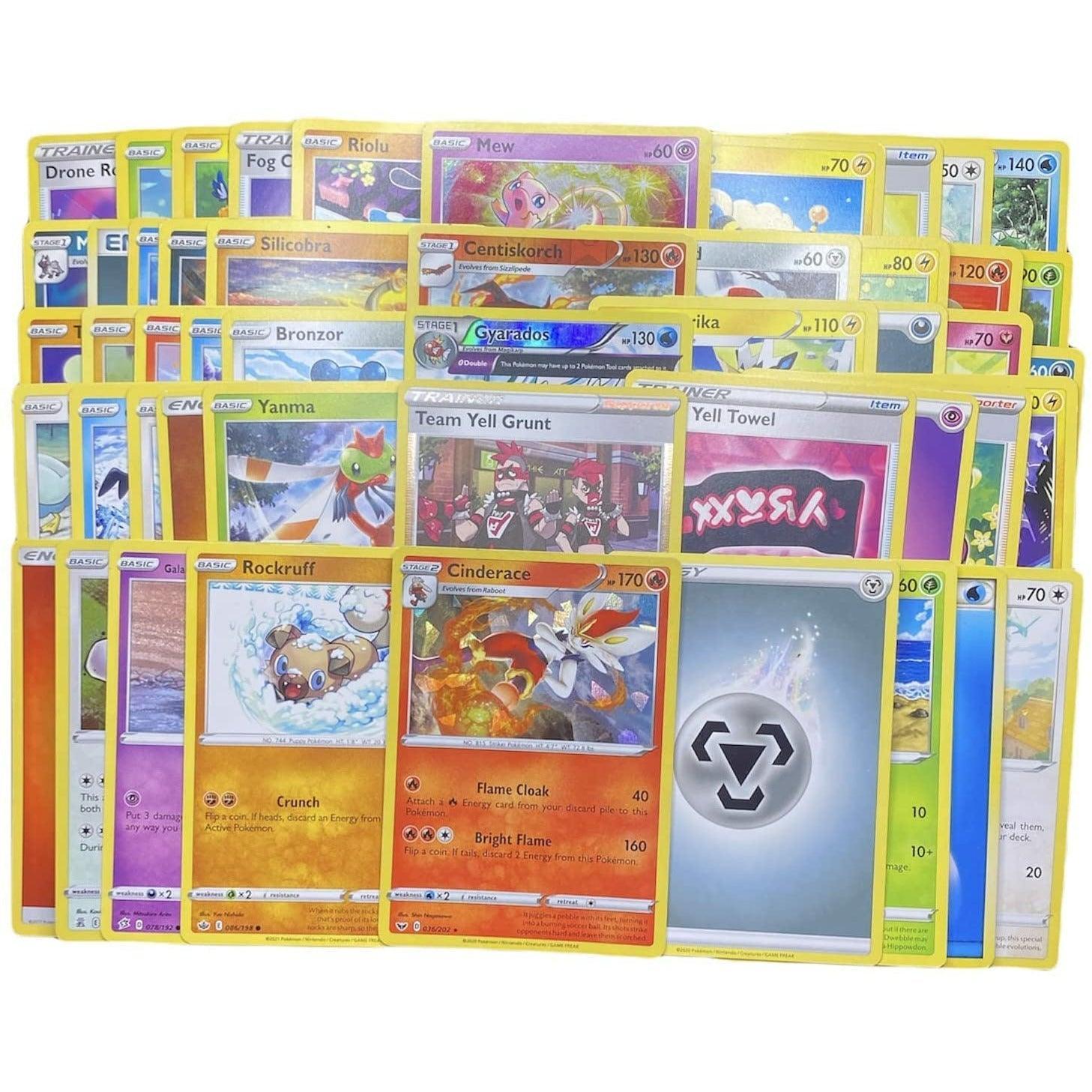 Pokemon Trading Cards Set of 40 Cards - Sword & Shield Silver Tempest Booster - BumbleToys - 8-13 Years, Boys, Card & Board Games, Pokémon, Pre-Order, Puzzle & Board & Card Games