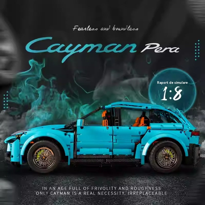 Blue toy car model 