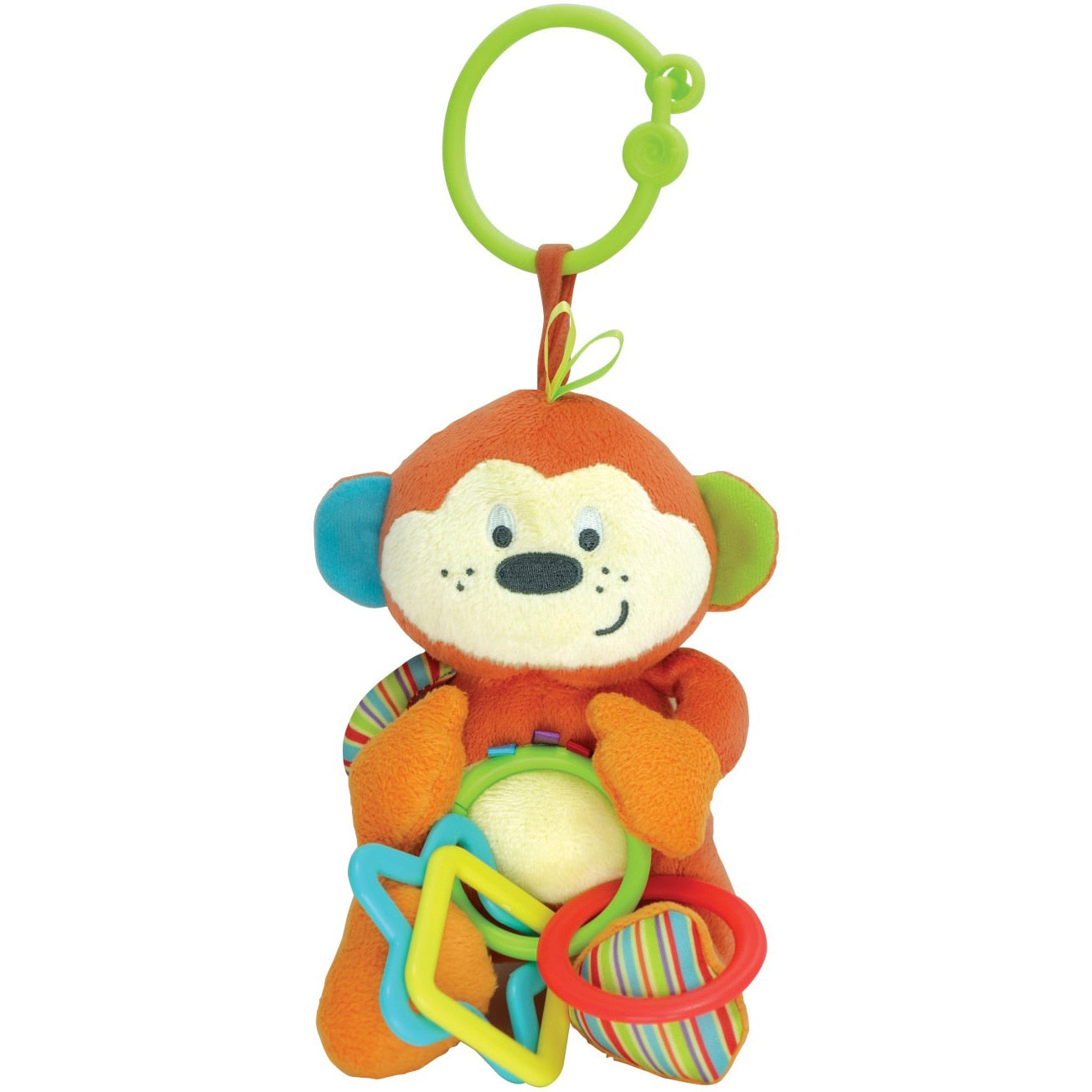 Winfun Rattle with Rings Chimp - 000119