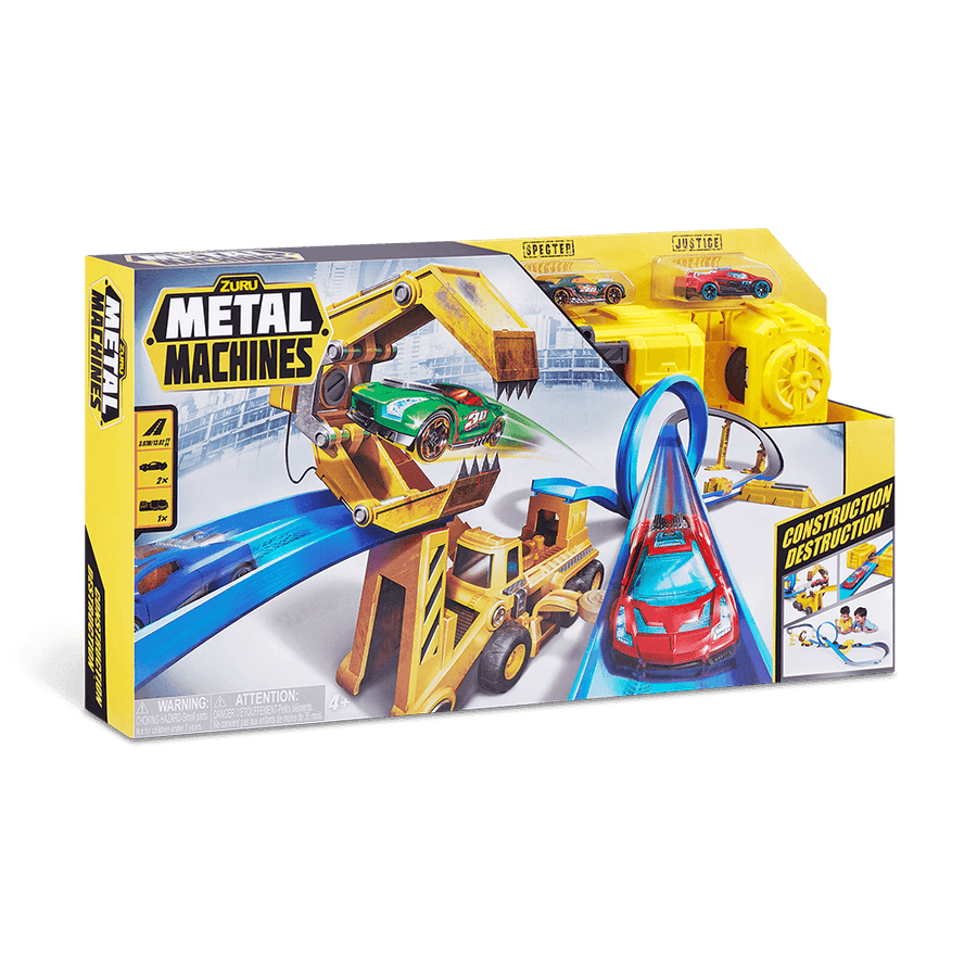 Zuru Metal Machines Racing Track Playset With Mini Racing Car