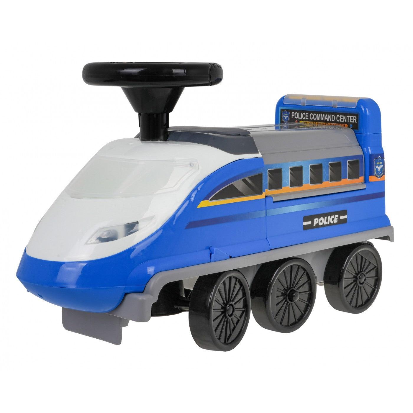 سيارة انزلاقية 2 في 1 من شركة بوليس سيريس بلاين 