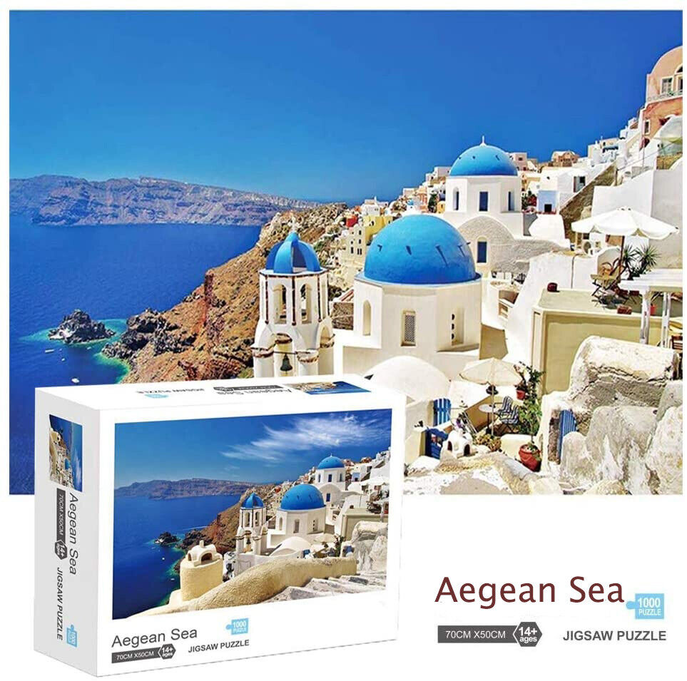 Aegean Sea Jigsaw Puzzles Adults Teen Large Piece Landscape 1000 PCS