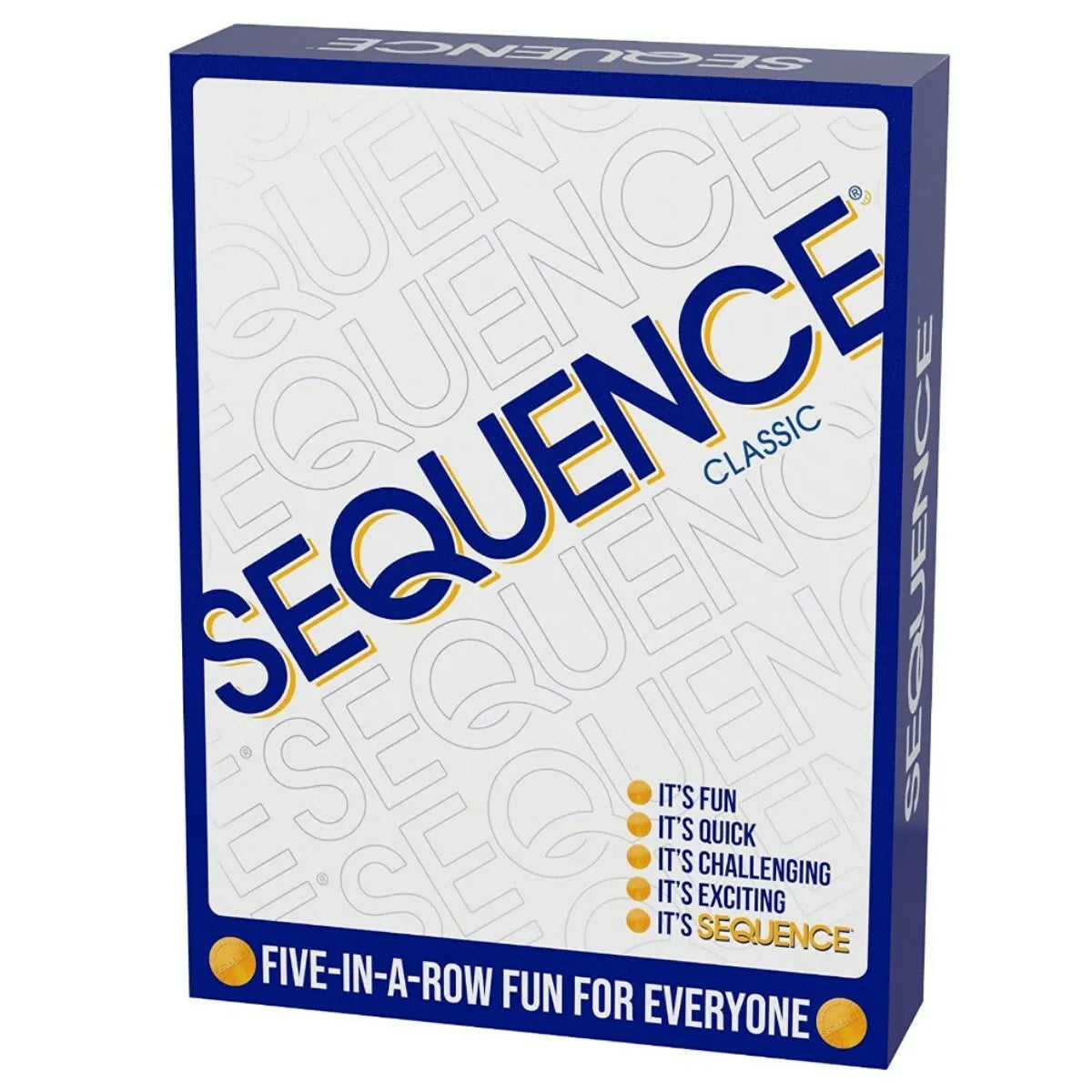 Nilco Sequence Classic Fun Family Easy-To-Play Party Board and Card Game