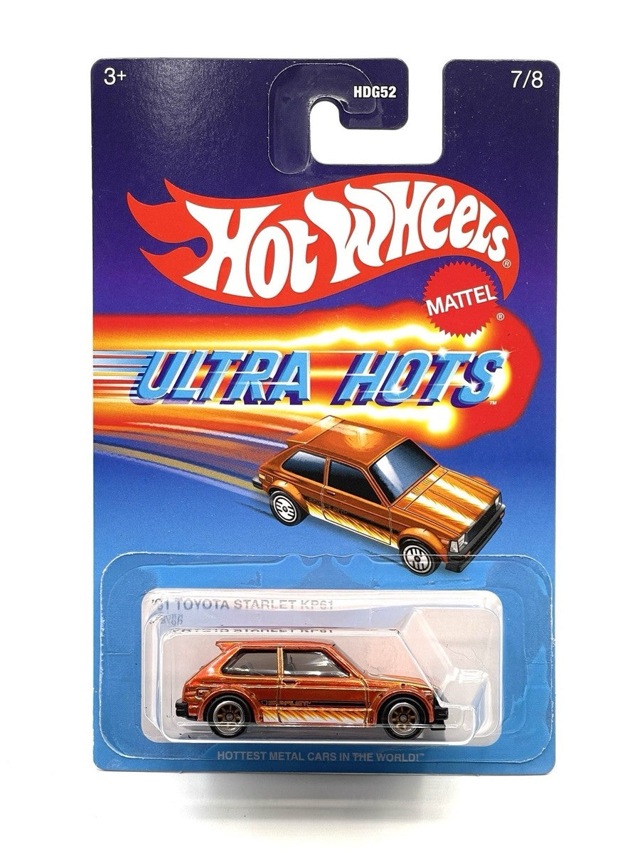 Hot Wheels Ultra Hots Hottest Metal Cars In The World - '81 Toyota Starlet KP61