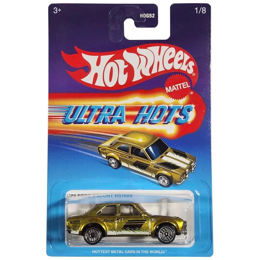 Hot Wheels Ultra Hots Hottest Metal Cars In The World - '70 Ford Escort RS1600