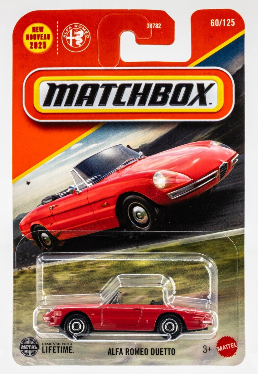 MatchBox Die Cast 1:64 Scale Vehicle - Alfa Romeo Duetto