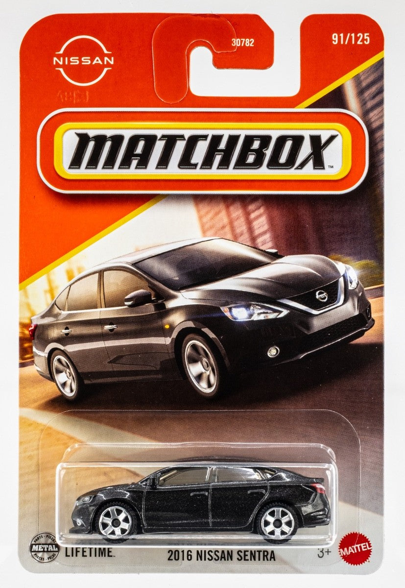 MatchBox Die Cast 1:64 Scale Vehicle - 2016 Nissan Sentra
