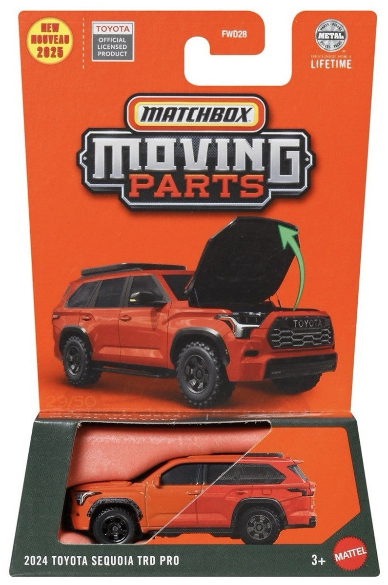 Matchbox Moving Parts 2025 - 2024 Toyota Sequoia TRD Pro