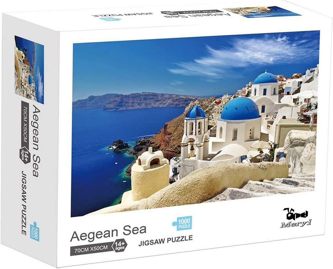 Aegean Sea Jigsaw Puzzles Adults Teen Large Piece Landscape 1000 PCS