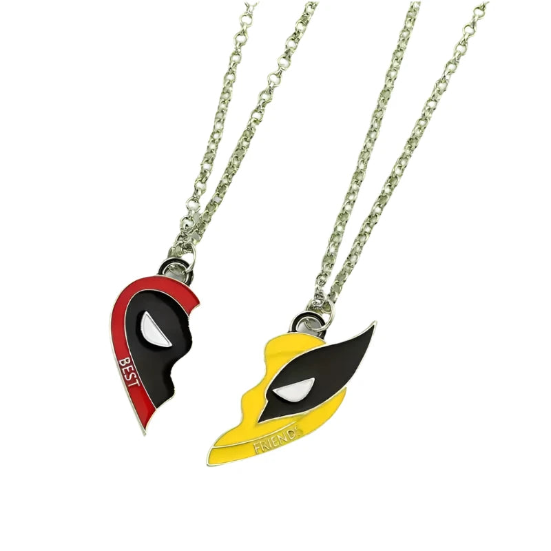 Deadpool & Wolverine Necklace  For best Friends