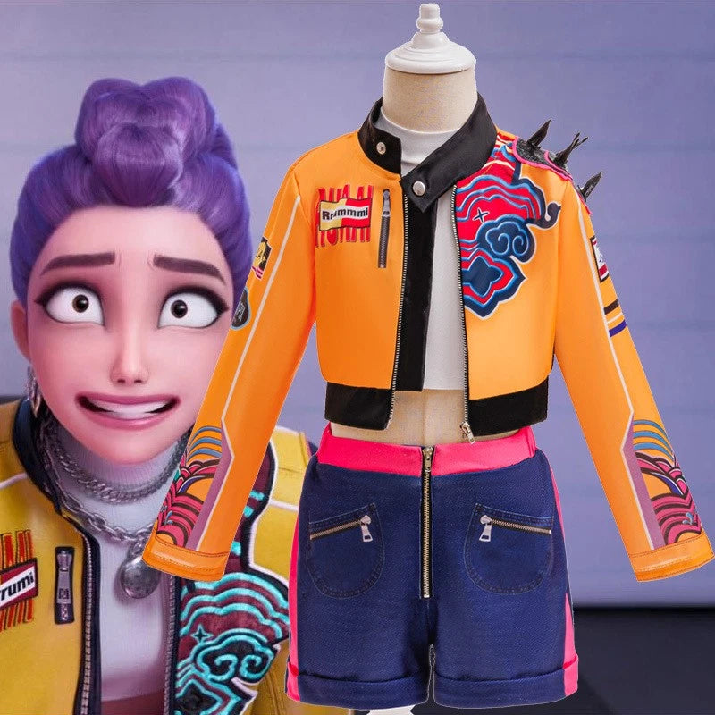 زي صائدي الشياطين الكوري للأطفال - النمط الثاني