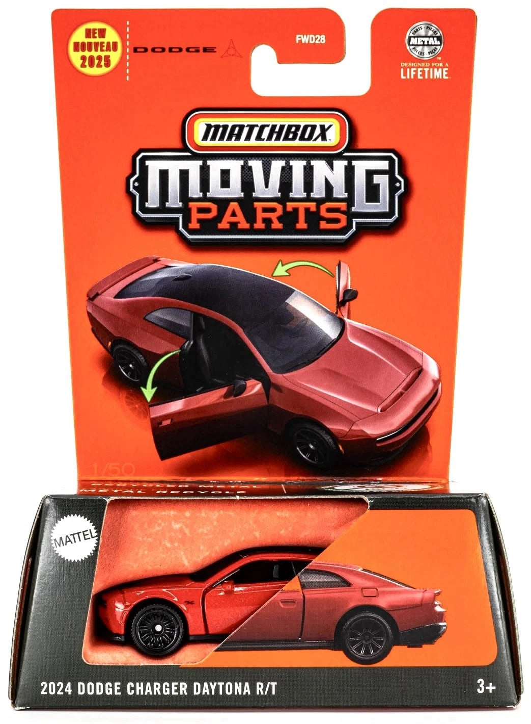 Matchbox Moving Parts 2024 Dodge Charger Daytona R/T
